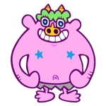 おおせどゆういち (osedo3)さんの【当選報酬4.5万円】ピンクのオニのキャラクターデザインへの提案