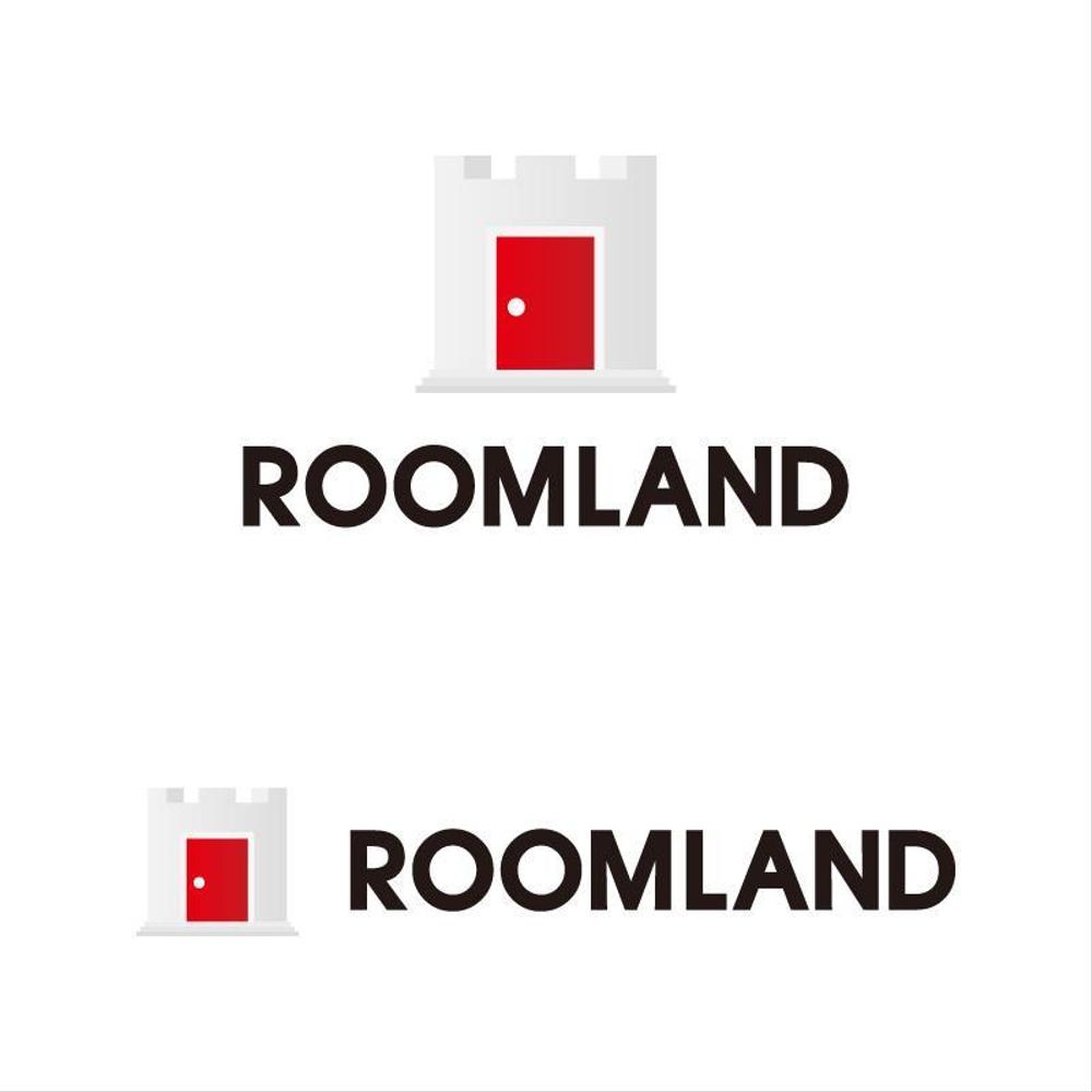 不動産会社　「ＲＯＯＭＬＡＮＤ」　のロゴ作成