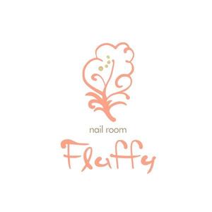 鈴木 ようこ (yoko115)さんのプライベートネイルサロン 「nail room Fluffy」のロゴへの提案
