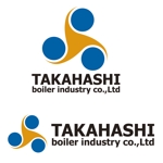 e-numaさんの「㈱高橋汽罐工業　　又は　Takahashi boiler industry co.,Ltd」のロゴ作成への提案