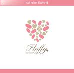 FISHERMAN (FISHERMAN)さんのプライベートネイルサロン 「nail room Fluffy」のロゴへの提案