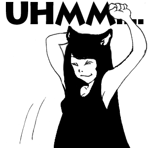 イヌヲ企画 (mojawo1975)さんの黒猫コスチュームを着た女の子のLINEスタンプ作成への提案