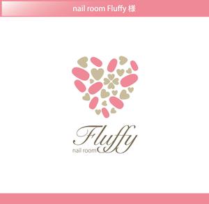 FISHERMAN (FISHERMAN)さんのプライベートネイルサロン 「nail room Fluffy」のロゴへの提案