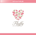 FISHERMAN (FISHERMAN)さんのプライベートネイルサロン 「nail room Fluffy」のロゴへの提案