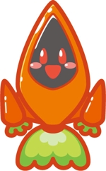 loveinko (loveinko)さんの人参とジェット飛行機の掛け合わせキャラクター、ジェットニンジン君のキャラクターデザインへの提案