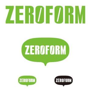 Bebop Graphics (keibox0608)さんの「ゼロホルム　　　ＺＥＲＯＦＯＲＭ」のロゴ作成への提案