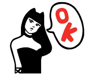 片山 (rokimpo)さんの黒猫コスチュームを着た女の子のLINEスタンプ作成への提案