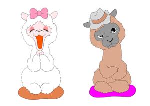 hakka (hakka)さんの女性向けサイトの動物キャラクター作成（アルパカ）への提案