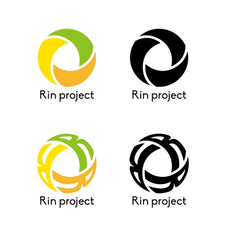 Attip (attip)さんのフィットネス業界新規設立会社「Rin project」のロゴへの提案