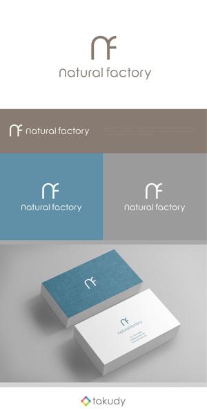 takudy ()さんのインテリアショップ『natural factory』のロゴへの提案