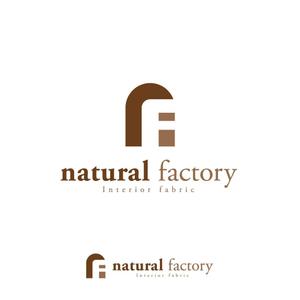 NAKAGUMA ()さんのインテリアショップ『natural factory』のロゴへの提案