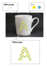 Ami Kanda (AmiKanda)さんのイニシャルマグカップのオリジナルデザインへの提案