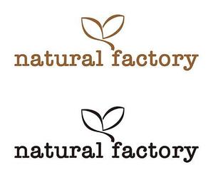 tekarin.com (kamada_tekarin)さんのインテリアショップ『natural factory』のロゴへの提案