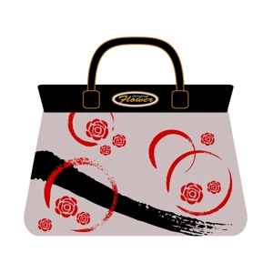 saiga 005 (saiga005)さんの「Rose noire 」女性バックのデザイン　柄だけでもいい　複数当選への提案
