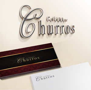 Riku5555 (RIKU5555)さんのカフェ＆バル「Churros（チュロス）」のロゴへの提案