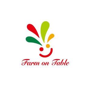 ATARI design (atari)さんの”自然いっぱいの野菜をいつも食卓に”　「Farm on Table」　のロゴデザインへの提案