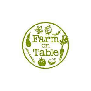 noema design lab (noema)さんの”自然いっぱいの野菜をいつも食卓に”　「Farm on Table」　のロゴデザインへの提案