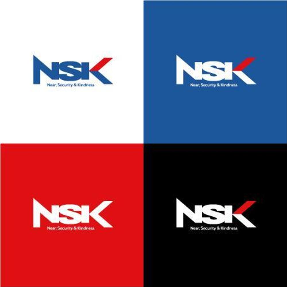 警備業の「NSK」ロゴ