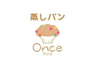 muchacha ()さんの蒸しパン専門店 「Once」 の ロゴへの提案