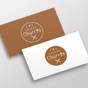 doremi (doremidesign)さんのカフェ＆バル「Churros（チュロス）」のロゴへの提案