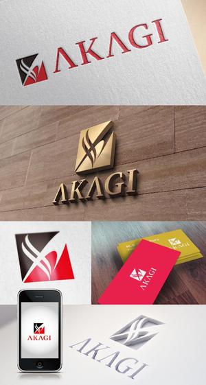 k_31 (katsu31)さんの文具メーカー「赤城株式会社」のロゴへの提案