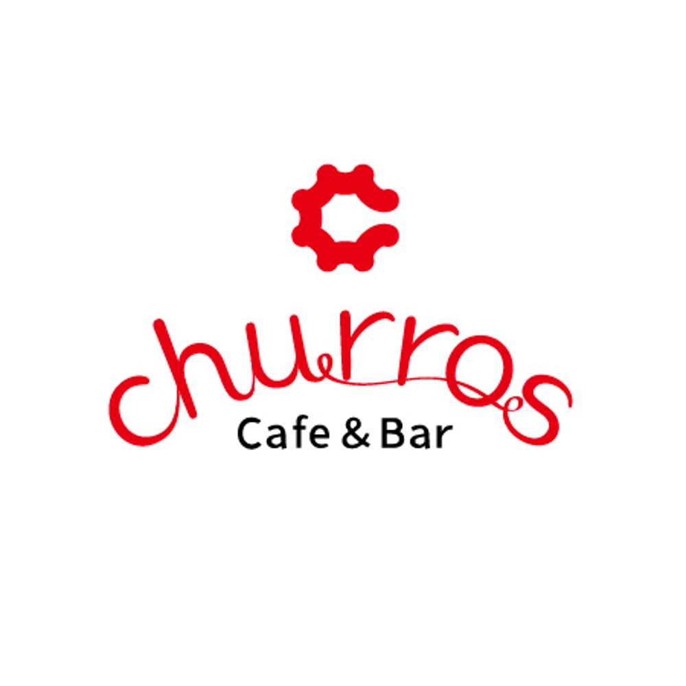 カフェ＆バル「Churros（チュロス）」のロゴ