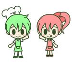 りふらん (rifran)さんの幼稚園児くらいの、幼い女の子と男の子のキャラクターデザインへの提案