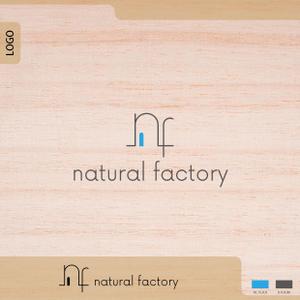 Karma Design Works (Karma_228)さんのインテリアショップ『natural factory』のロゴへの提案