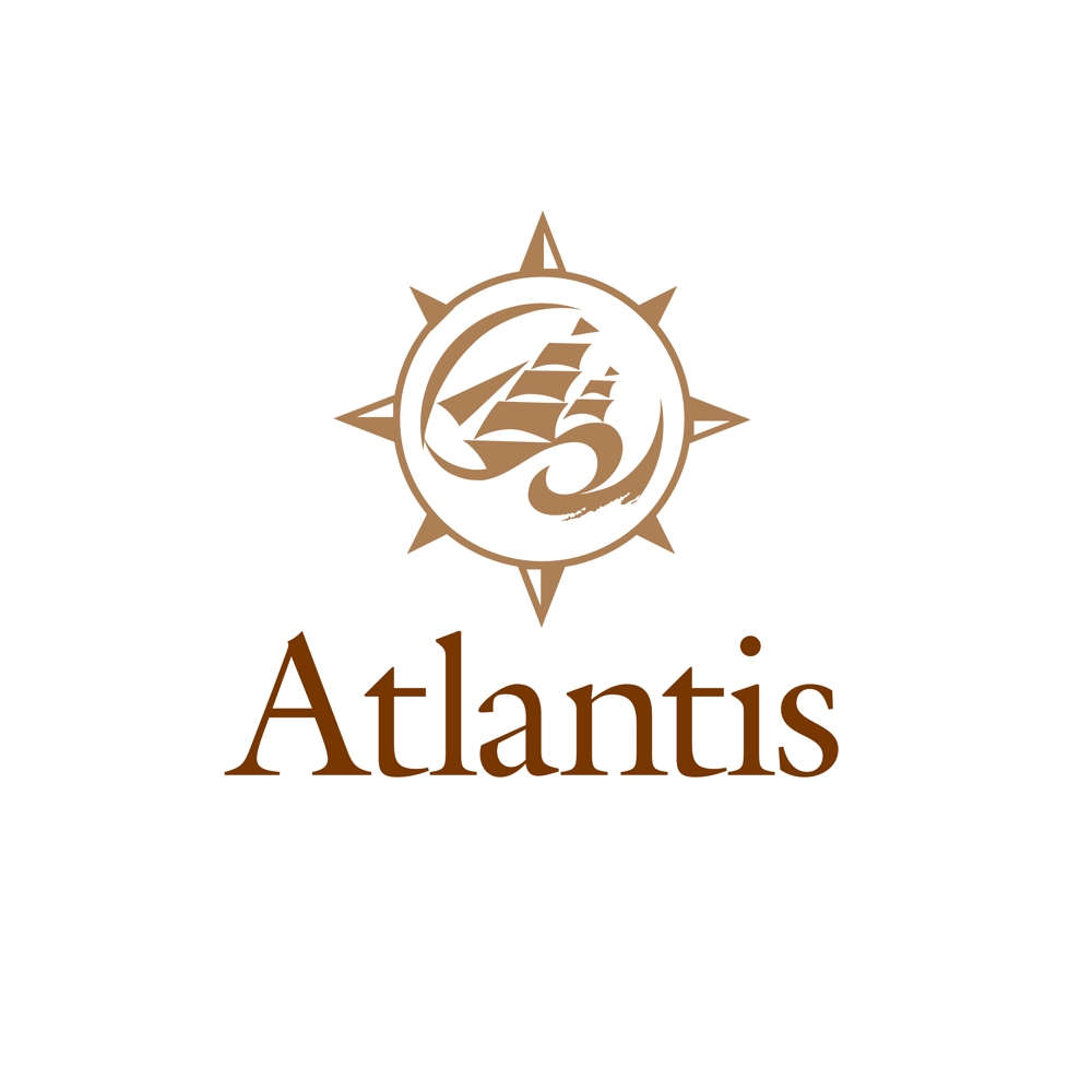 「Atlantis」のロゴ作成