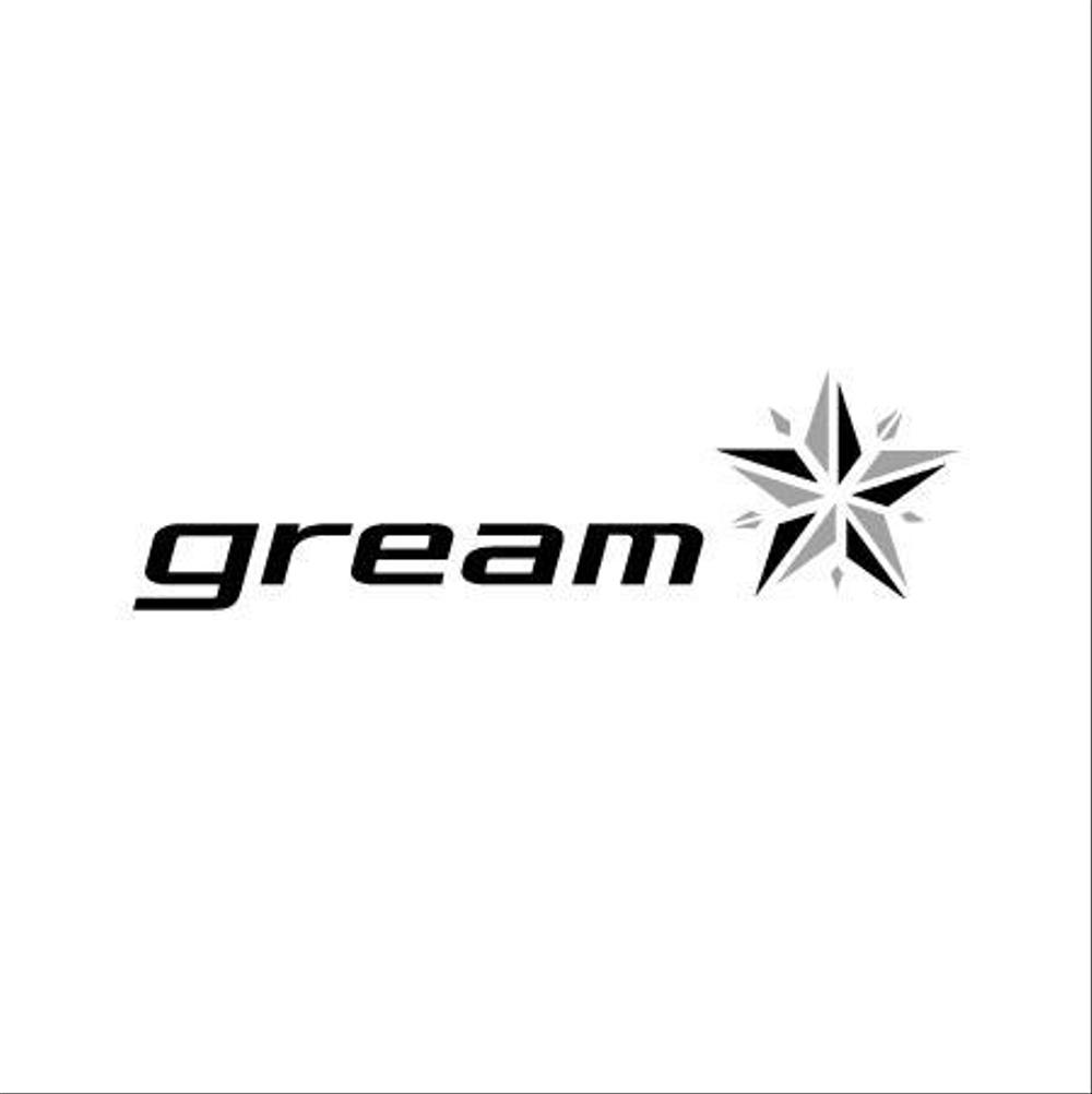 「gream ★」のロゴ作成