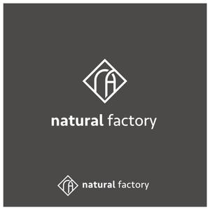 NAKAGUMA ()さんのインテリアショップ『natural factory』のロゴへの提案
