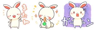 しろく (siroku)さんのうさぎの使いやすいスタンプ作成への提案