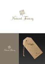 Nakao Design Service (toramotono)さんのインテリアショップ『natural factory』のロゴへの提案
