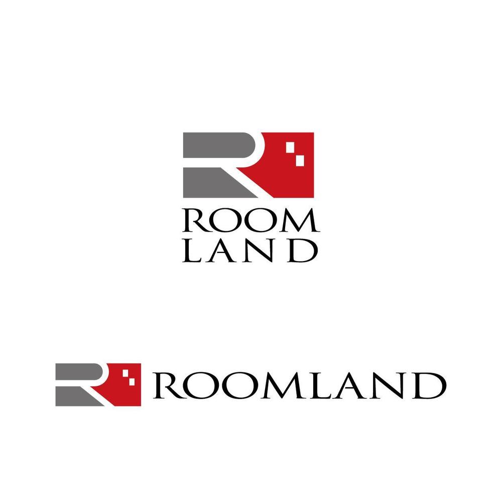 不動産会社　「ＲＯＯＭＬＡＮＤ」　のロゴ作成