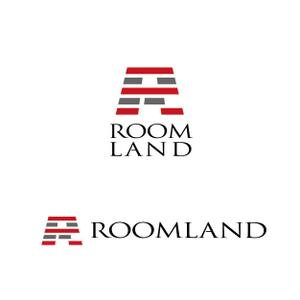 アンバー (AmberDESIGN)さんの不動産会社　「ＲＯＯＭＬＡＮＤ」　のロゴ作成への提案