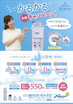 JMSK (JMSK)さんのウォーターサーバーのキャンペーン用チラシへの提案