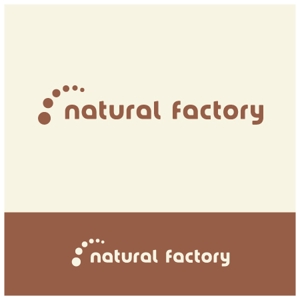 hal523さんのインテリアショップ『natural factory』のロゴへの提案