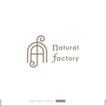 ＊ sa_akutsu ＊ (sa_akutsu)さんのインテリアショップ『natural factory』のロゴへの提案