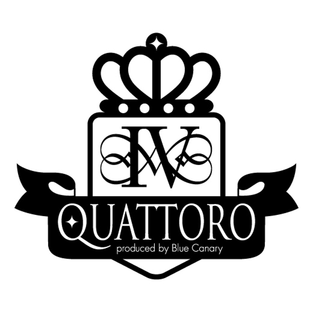 「QUATTORO」のロゴ作成