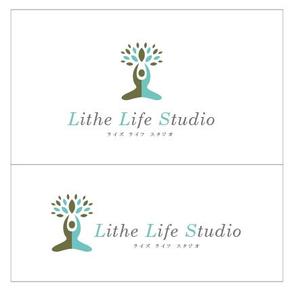 milky ()さんのヨガ・ピラティス・バレエ「LitheLifeStudio」の、ロゴを含む看板のデザインへの提案