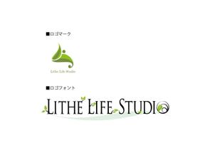 K-Design (kurohigekun)さんのヨガ・ピラティス・バレエ「LitheLifeStudio」の、ロゴを含む看板のデザインへの提案