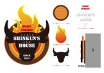 中谷弘志 (a-mon)さんのenjoy steaks!  「Shinkun's house」のアクリル看板  への提案