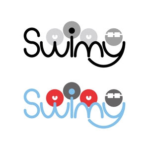 いいづか　まさき (ma-kie-)さんのバンド Swimy のロゴへの提案