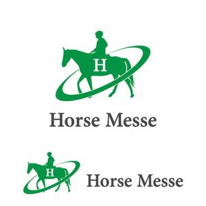 ALAN (ryo_alan_71)さんの乗馬関連の展示会「Horse Messe」のロゴへの提案