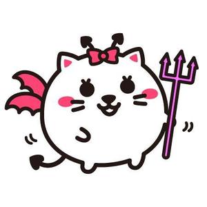 ParuNaka (parunaka)さんの小悪魔+ねこの食器用イラストへの提案