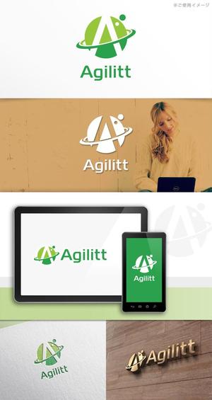 p ()さんのインターネット販売会社「Agilitt（アジリット）」のロゴへの提案