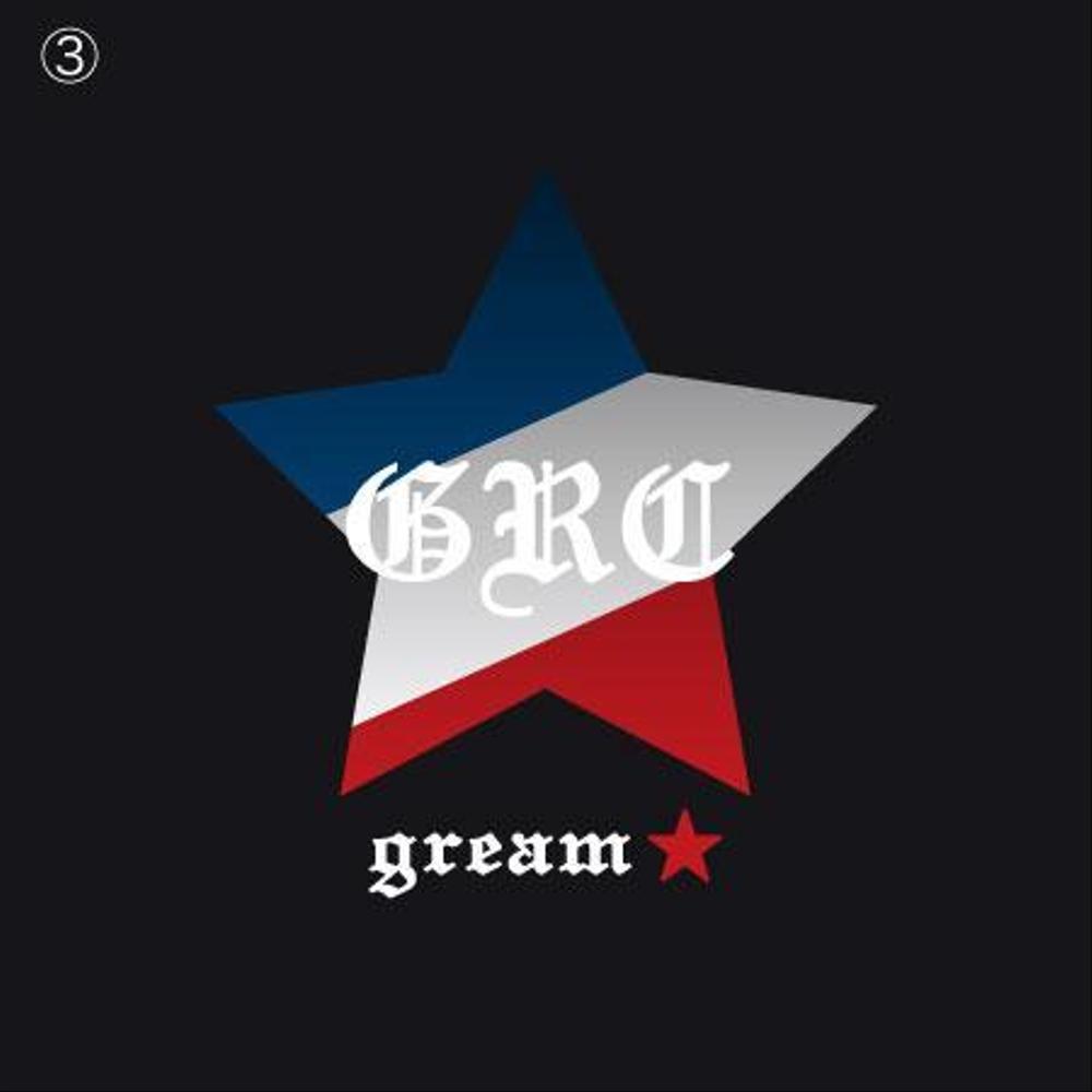 「gream ★」のロゴ作成