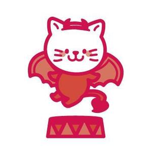 kanya (poyonn)さんの小悪魔+ねこの食器用イラストへの提案