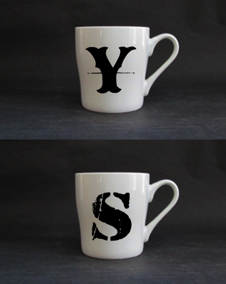 you_you (yoco_nakagawa)さんのイニシャルマグカップのオリジナルデザインへの提案