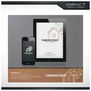 Impactさんの住宅の設計と建築、不動産業を行う会社「有限会社山越建築企画」のロゴ作成への提案